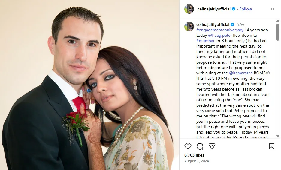 ସ୍ୱାମୀଙ୍କ ବିରୁଦ୍ଧରେ ଘରୋଇ ହିଂସାର ଆରୋପ- ୫୦ କୋଟି କ୍ଷତିପୂରଣ ଦାବି କଲେ ସେଲିନା